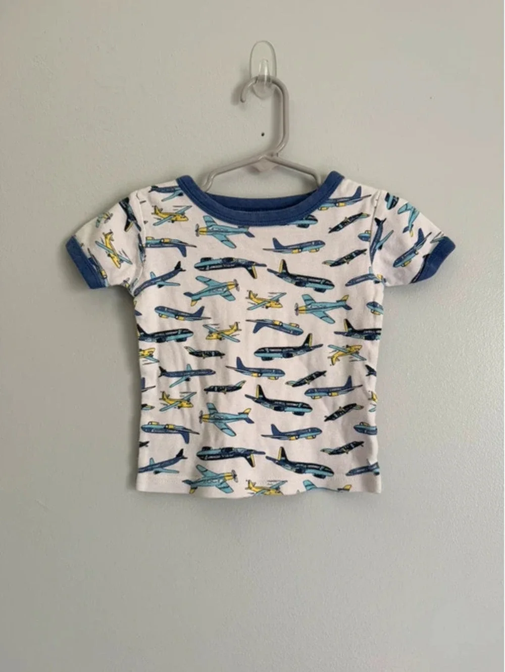 Carter’s Airplane Print Ringer Tee 24M